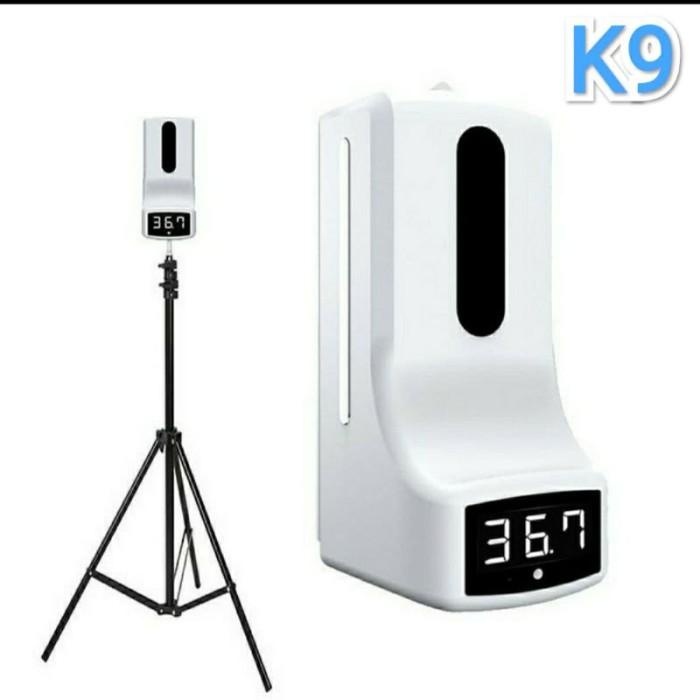 Termometer Dinding K9 plus Hand Sanitizer Dispenser Otomatis