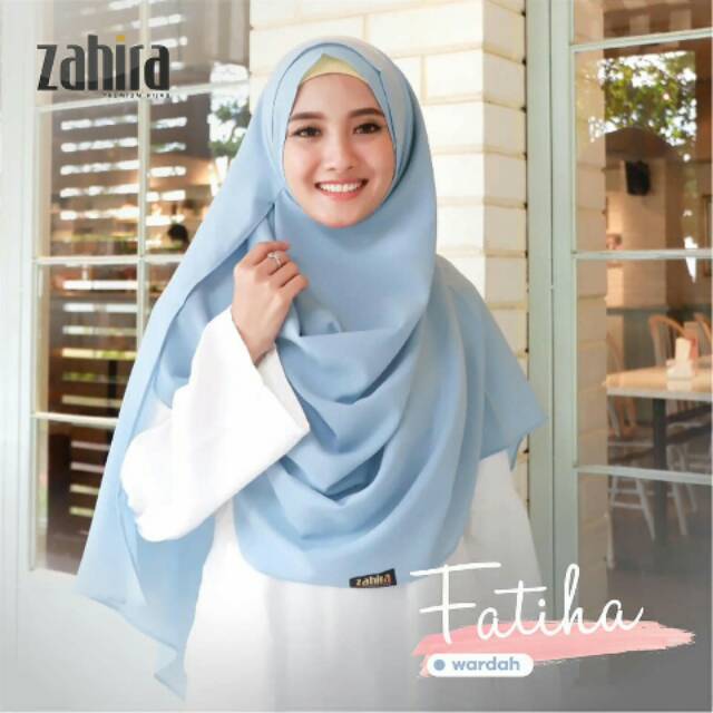 Fatiha Khimar BIRU WARDAH