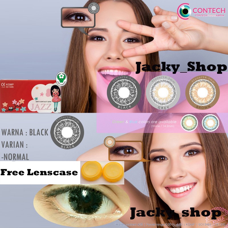 Softlens JAZZ Normal + GRATIS Lenscase