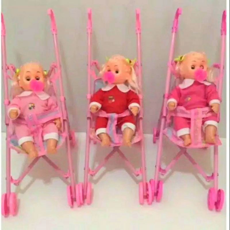 boneka bayi stroller
