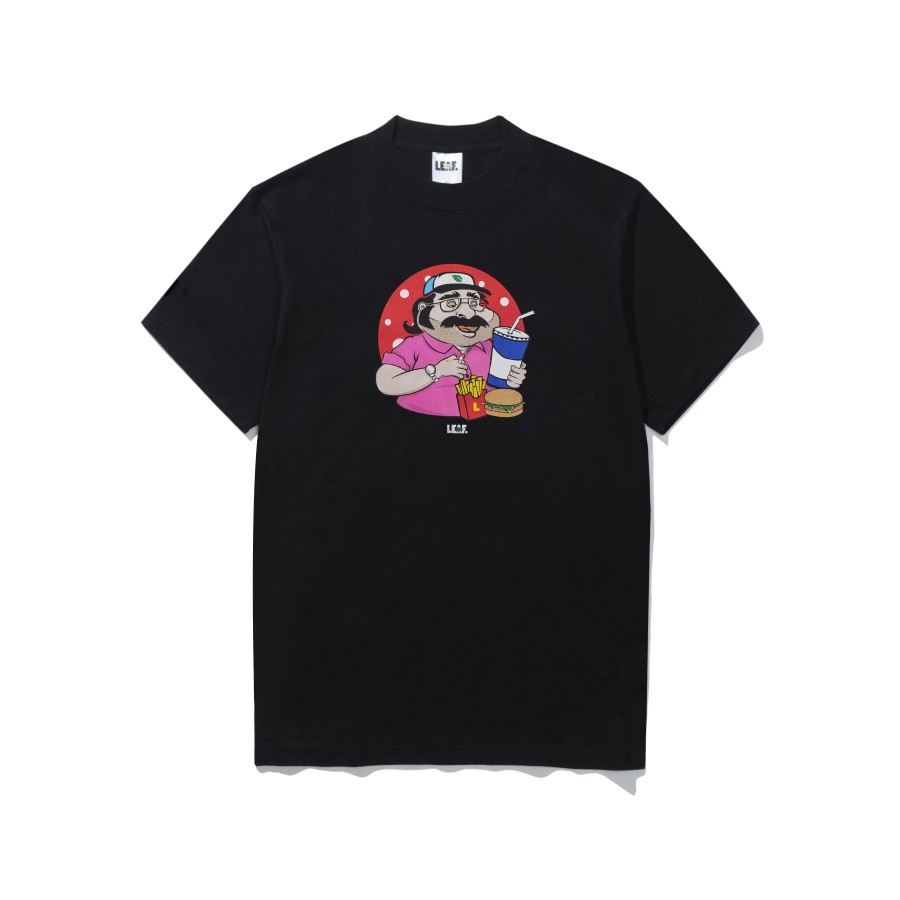 LEAF - TSHIRT HAPPY MEAL - BLACK