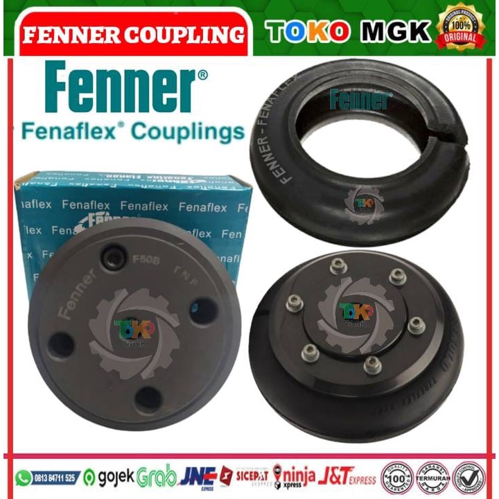 F90B SOLID MAX BORE 70mm FENNER COUPLING FENAFLEX MATERIAL RUBBER