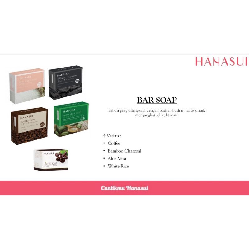 hanasui bar soap