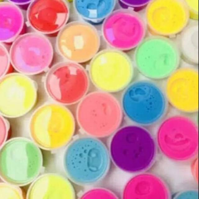 Slime mini warna warni