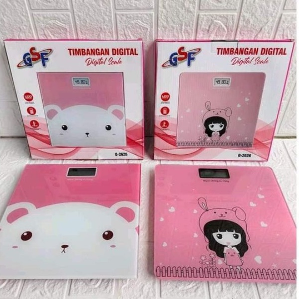 [BISA COD] TIMBANGAN BADAN DIGITAL KARAKTER