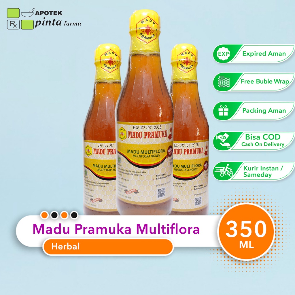 Madu Pramuka Multiflora 350 ml