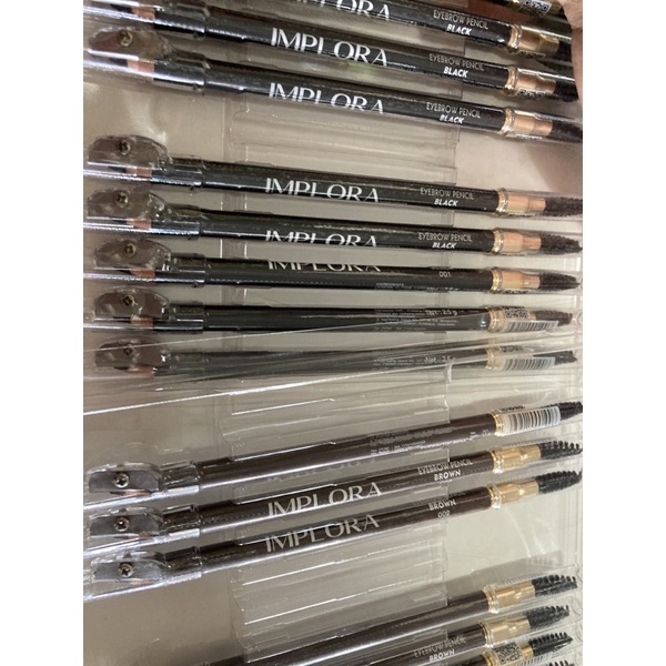 Pensil Alis Implora Hitam dan Coklat