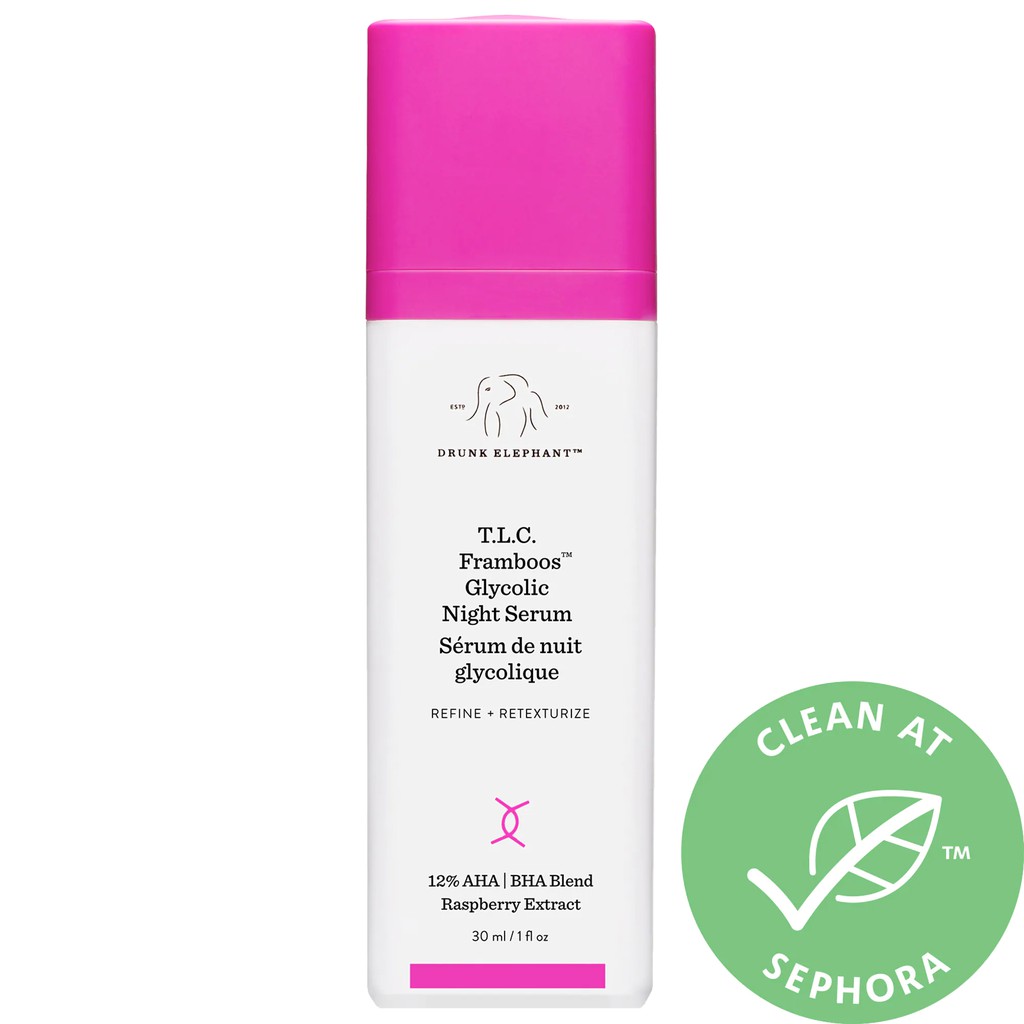 Drunk Elephant TLC framboos glycolic night serum