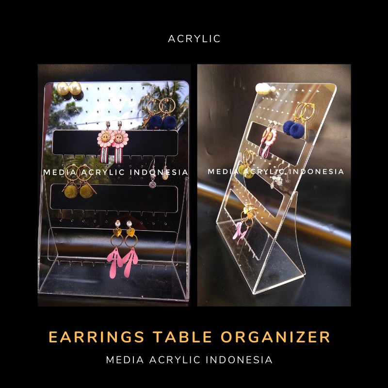 Akrilik DISPLAY ANTING MEJA