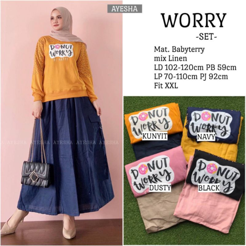 Worry set by ayesha