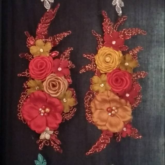 Bros Headpiece Red Gold