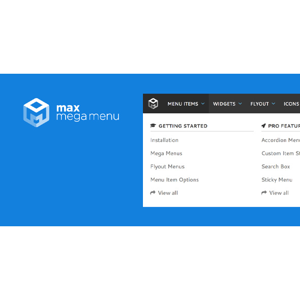 Max Mega Menu WordPress Plugin