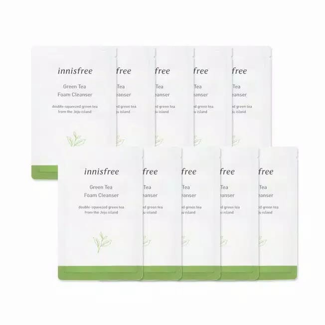 Innisfree green tea foam cleanser 3ml [Sample]