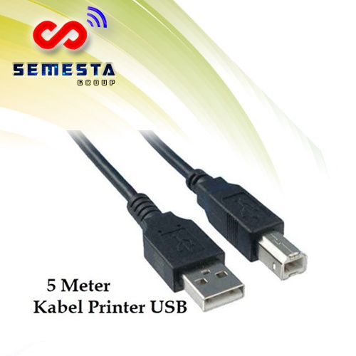 KABEL USB PRINTER 5M V2.0 XX