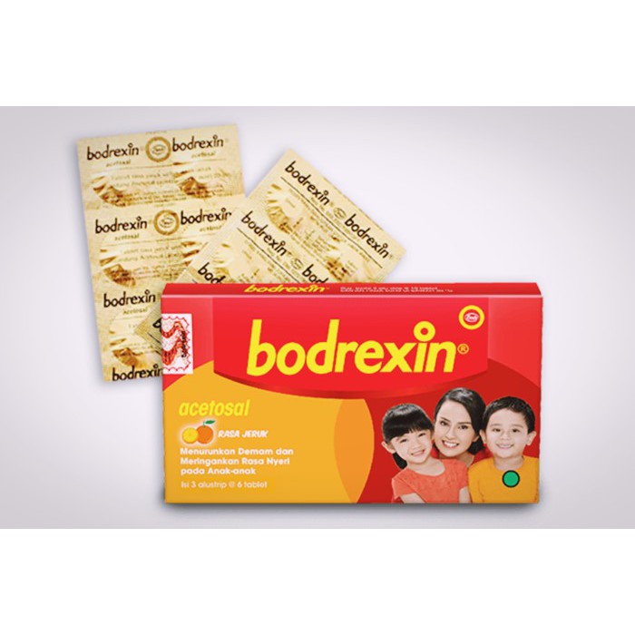 Bodrexin 6 Tablet (Rasa Jeruk).