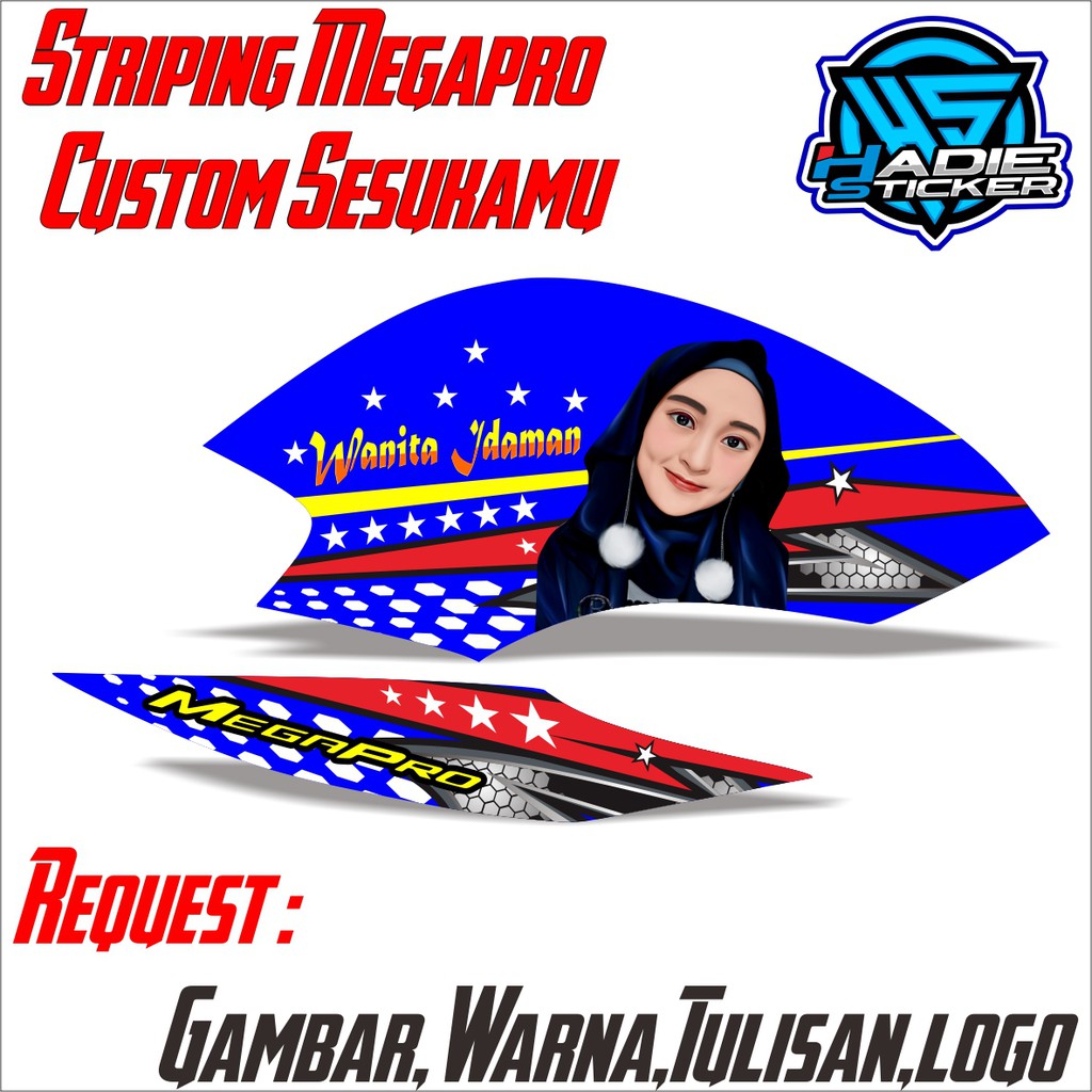 Sticker Striping Megapro
