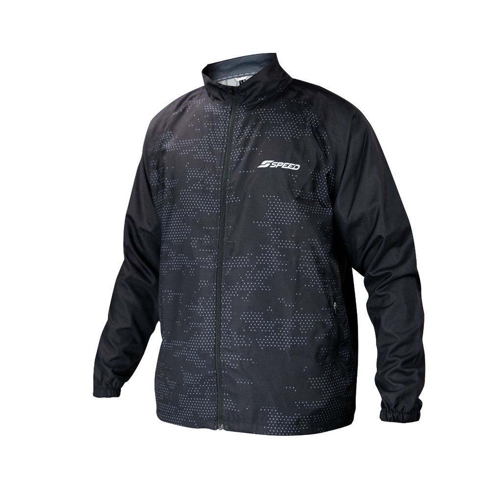 JAKET WINDBREAKER SPEED - BLACK