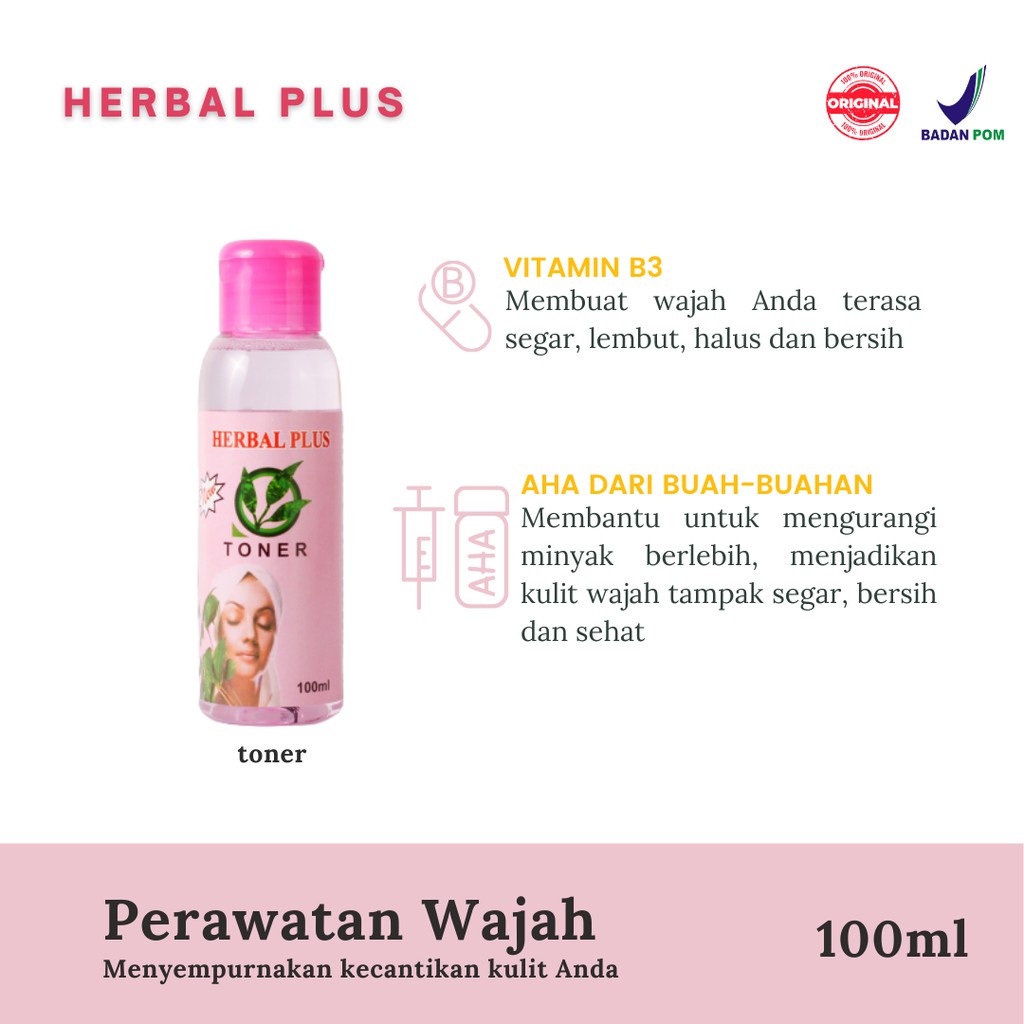 Toner Herbal Plus BPOM
