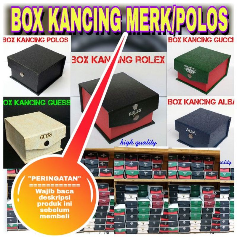 BOX KANCING MERK/POLOS