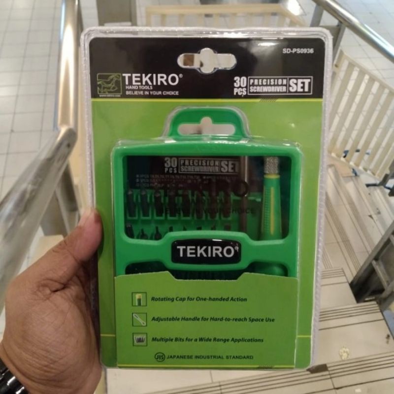 Tekiro obeng presisi set 30pcs / precision screwdriver set
