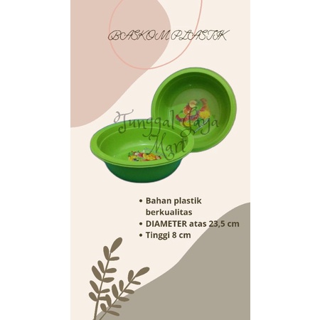 Baskom plastik