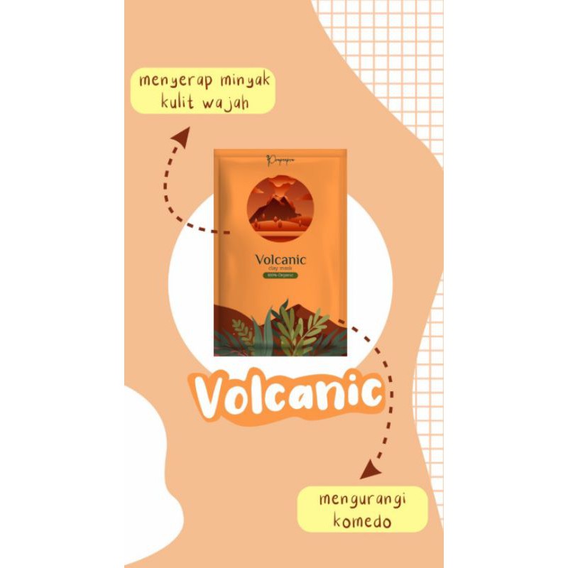 Volcanic clay mask
