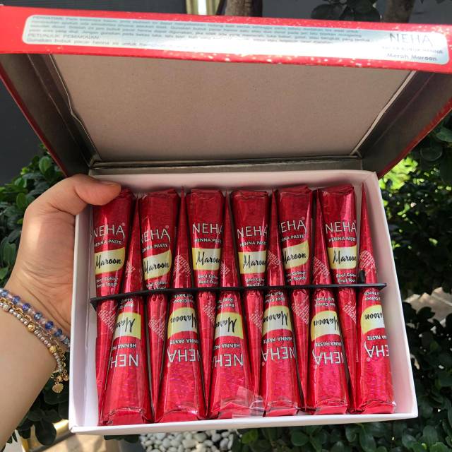 NEHA HENNA PASTE MAROON