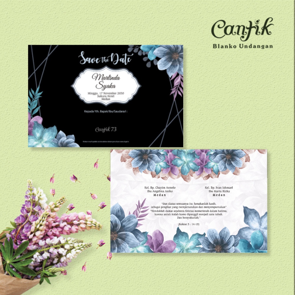 Blangko Undangan Cantik 73