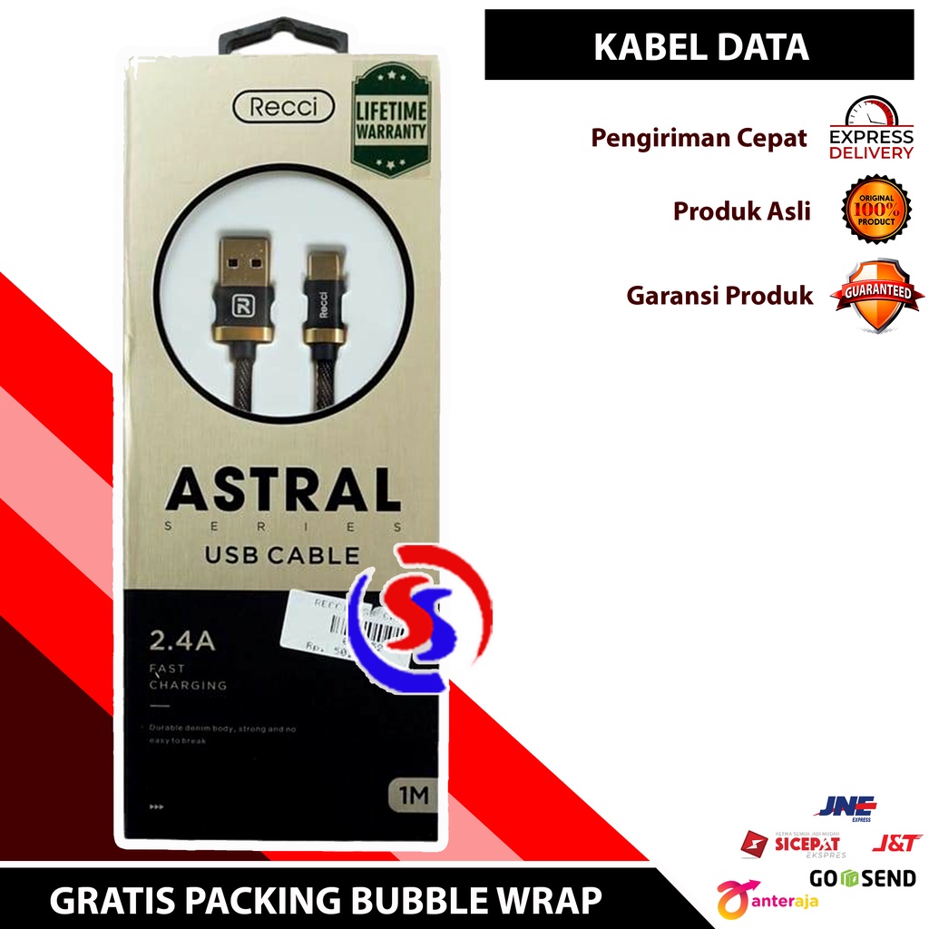 KABEL DATA RECCI USB TYPE C,& MICRO K100