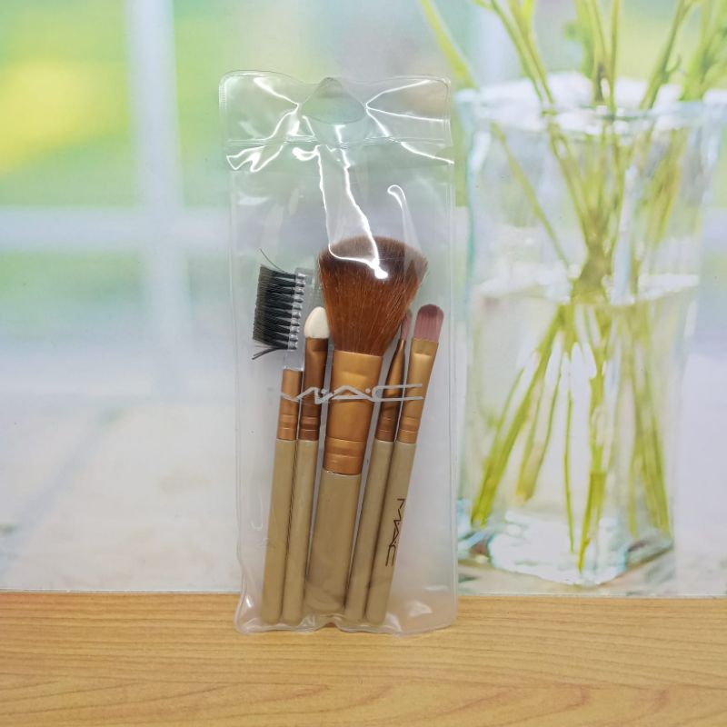 MAC [Paket mini 5in1 Mak up brush]