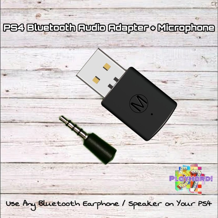 PS4 Bluetooth Audio Adapter with Microphone Termurah