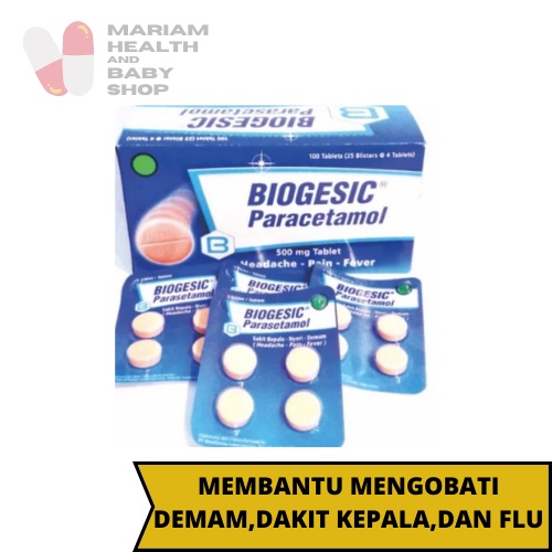Biogesic Box Isi 100 Tablet