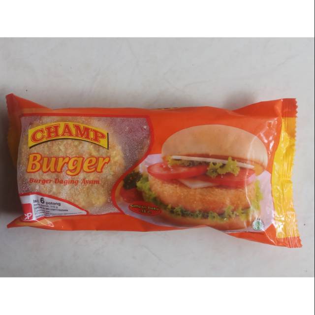Champ nagget burger / katsu