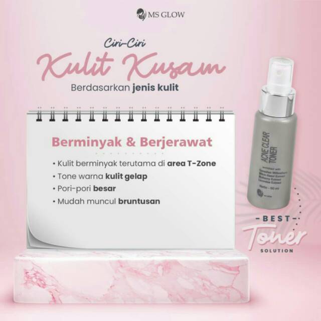 Toner acne msglow
