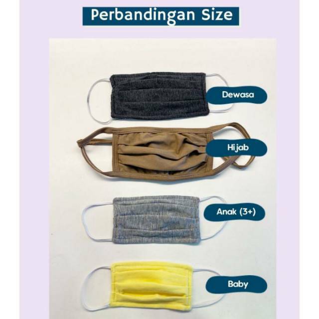 Masker Kain Katun 2 Ply