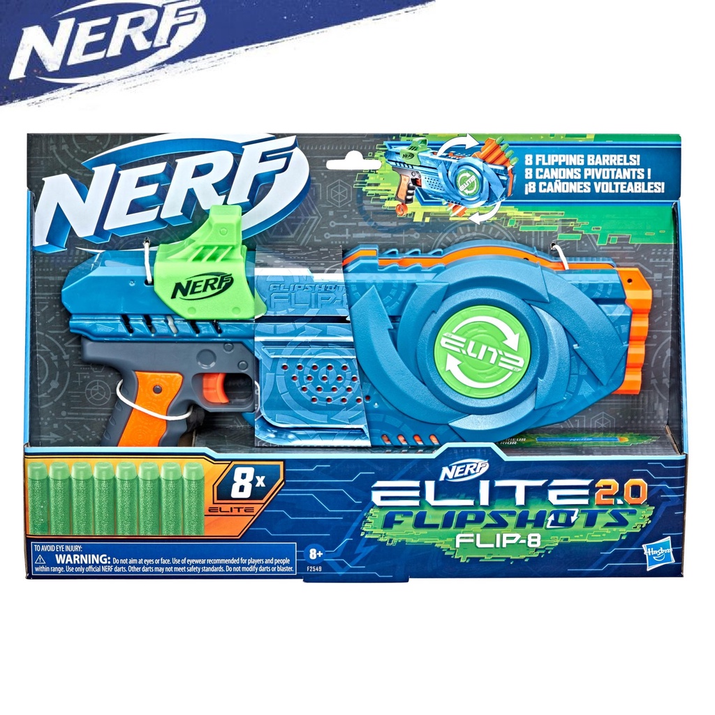 NERF Elite 2.0 Flipshots Flip 8 Blaster