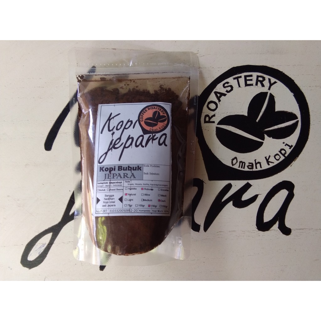 Kopi Bubuk Robusta Muria Jepara 150gr