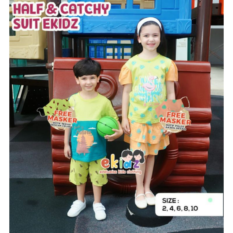 SET HALF AND CATCY