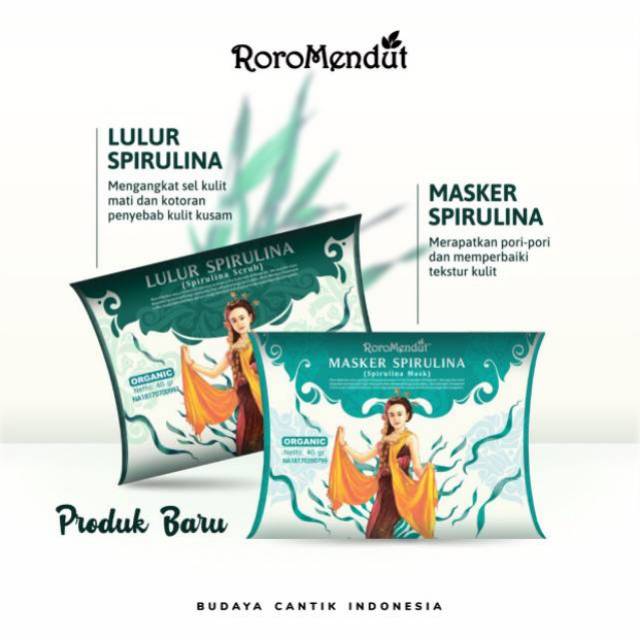 Lulur & Masker SPIRULINA roromendut