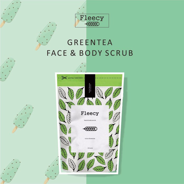 [GREEN TEA ] FLEECY SCRUB ORIGINAL