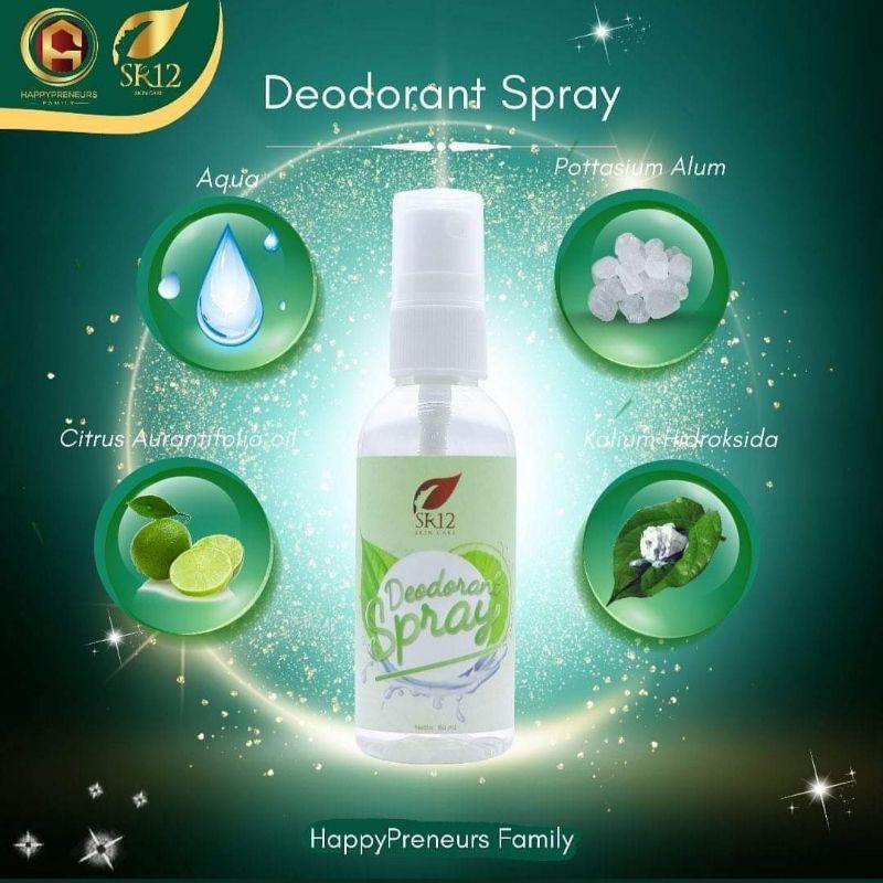 Deodorant spray reguler sr 12