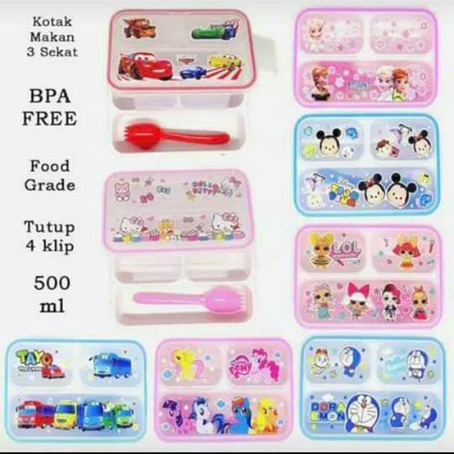 Kotak makan flip