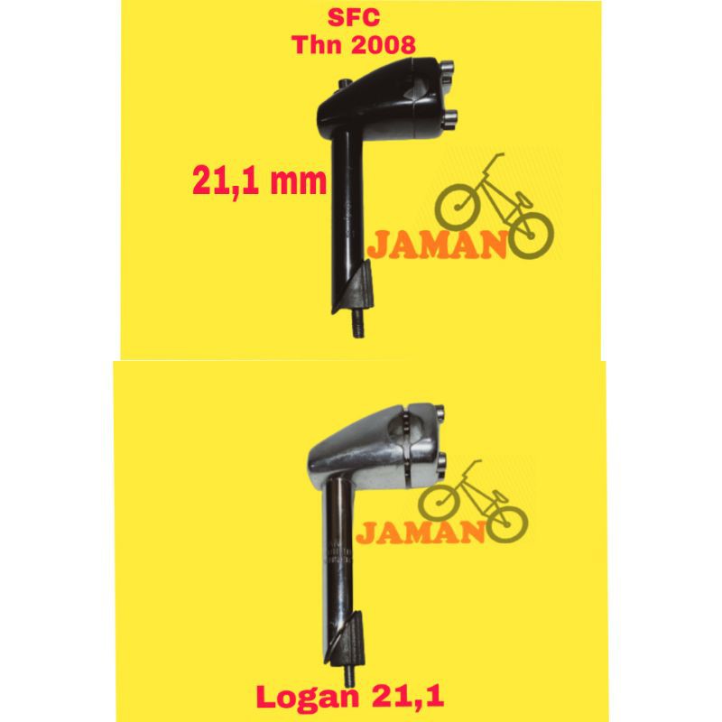 STEM BMX HAMMER NOS TAIWAN insert 21,1