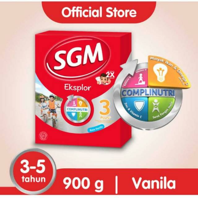 SGM Eksplor 3+ Vanila 900gr