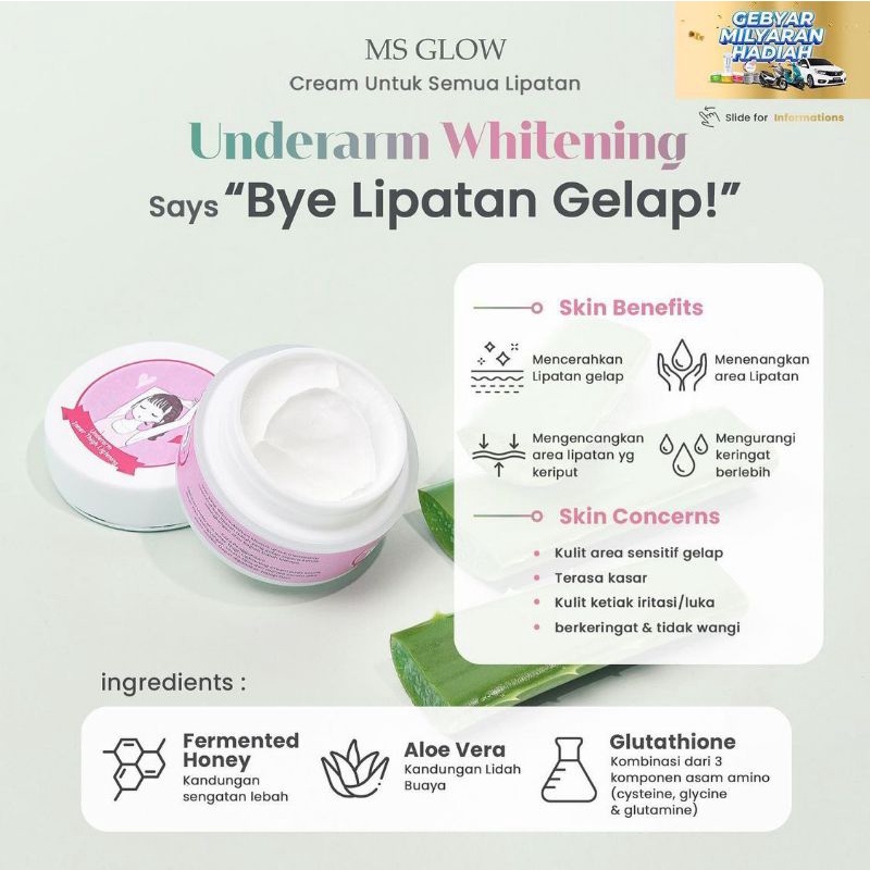 MSGLOW Underarm Whitening