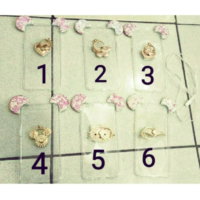 Softcase samsung galaxy j7prime case hellokitty +i I-ring Ring swarovsky