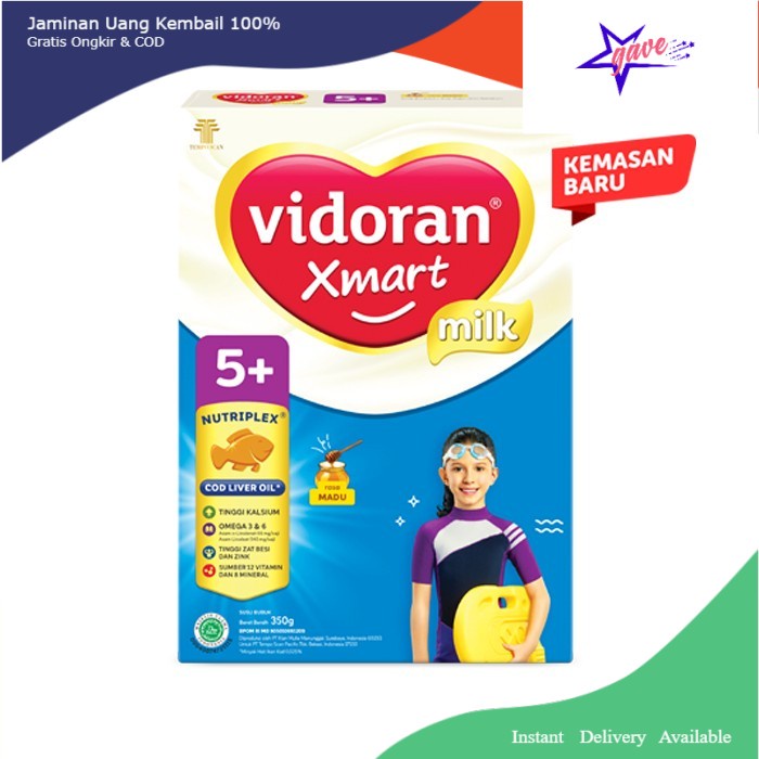 [ COD ] Vidoran 5+ madu 350gr