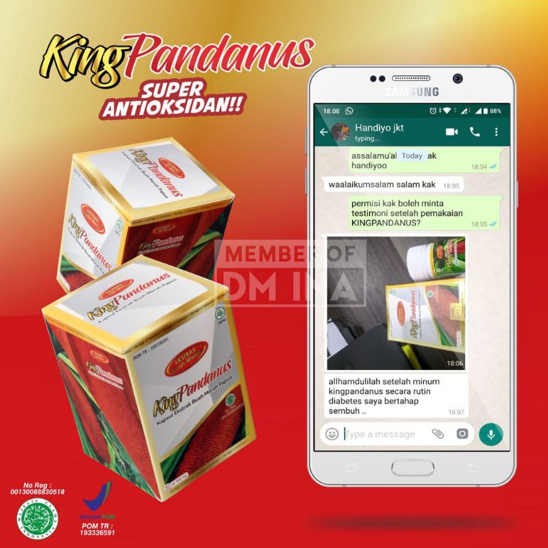 King Pandanus Obat Herbal