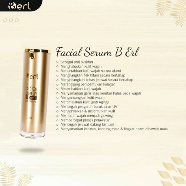 Facial serum b erl