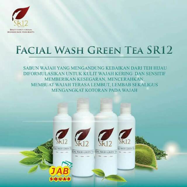 FACIAL WASH GREEN TEA SR12
